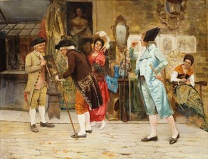 The Old Curio Shop, 1892 af Antonio Zoppi