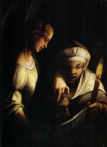 Judith og hendes tjenestepige af Antonio da Correggio