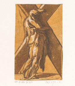 Sankt Andreas Kristus og de tolv apostle (serietitel) af Antonio da Trento (attributed to)