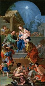 Tilbedelse af Magi, midten af det 18. århundrede (se 200955) af Antonio the Elder Gonzalez Velazquez