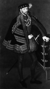 Portræt af en mand, muligvis Ottavio Farnese 1524-1586, hertug af Parma og Piacenza, 1563.