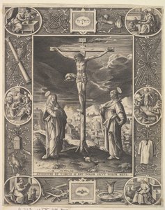 Kristus på korset, før 1586.