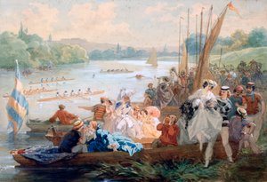 En regatta ved Asnieres under det andet imperium, c1868-1905