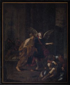 Englen, der befrier Sankt Peter fra fængslet af Antoon van den Heuvel