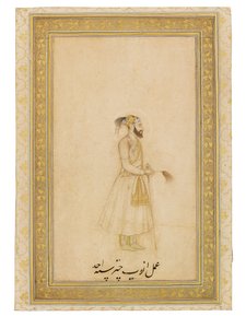 Portræt af kejser Aurangzeb, Indien af Anup Chattar