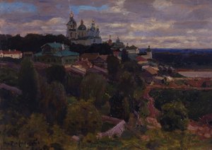 Katedralen i Vyatka, 1916 af Apollinari Mikhailovich Vasnetsov