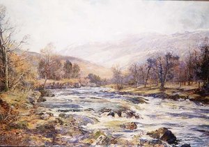 O River of Winter Sunshine, Skotland af Archibald Kay