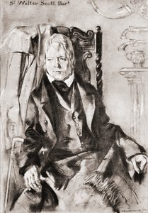Sir Walter Scott af Archibald Standish Hartrick