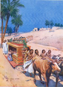 Et begravelsesoptog i det gamle Egypten, 1925