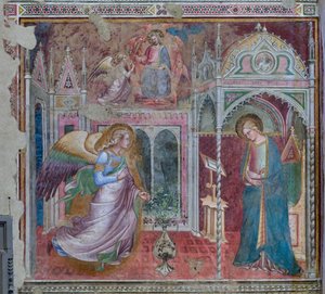 Bebudelse, slutningen af det 14. århundrede eller begyndelsen af det 15. århundrede af Aretino Luca Spinello or Spinelli