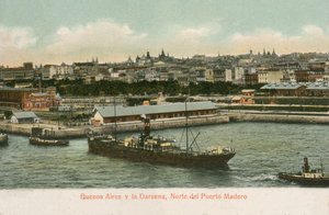 Darsena docks, Puerto Madero, Buenos Aires, Argentina (farvet foto)
