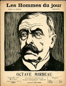 Cover af "" The Men of the Day "", Satirical in B & W af Aristide Delannoy