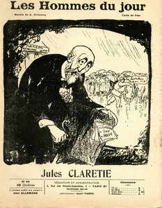 Cover af "" The Men of the Day"", omkring 1906 - Illustration af Aristide Delannoy (1874-1911): Claretie Jules (1840-1913) af Aristide Delannoy