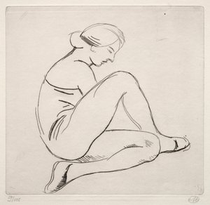 Siddende kvinde af Aristide Maillol