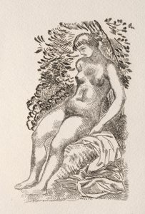 Illustration til et digt af Pierre de Ronsard af Aristide Maillol