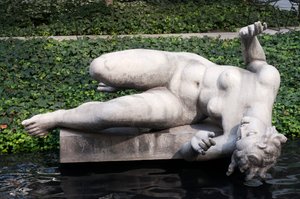 The River, af Aristide Maillol, i Sculpture Garden, Museum of Modern Art, New York (foto)