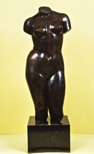 Venus; Torse de Venus, ca. 1920 (bronze med brun patina) af Aristide Maillol
