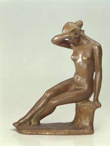 Kvinde, der dækker sit ansigt med sin hånd, 1900 (bronze)