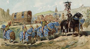 Ædel damevogn, 13. århundrede