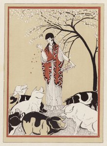 Circe fodrer Odysseus