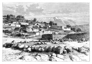 Hermon-bjerget, Syrien, 1895.