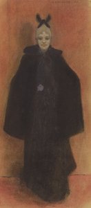 Stående elegant, 1893 af Armand Rassenfosse