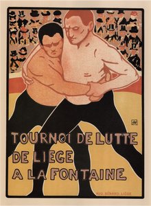 Brydningsturnering, Liège, 1899 af Armand Rassenfosse