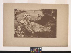 La Primavère (forår) (zinkograf) af Armand Séguin