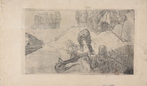Le Debardeur (The Stevadore) 1893 (radering)