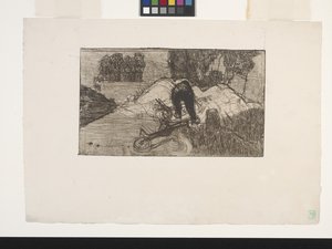 Le Debardeur (The Stevedore) (radering) af Armand Séguin