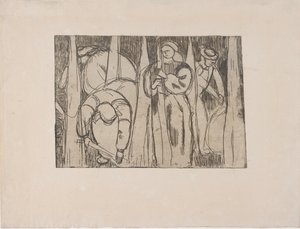 Les Rouisseuses (Hørsamlerne) 1893 (radering) af Armand Séguin