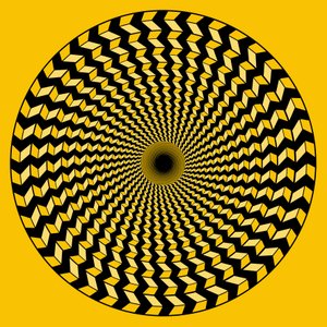 Spiral på gul af Armin Mumper