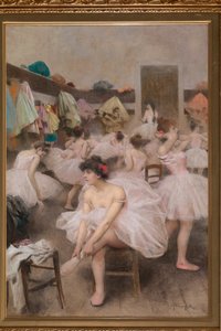 Kvindelige dansere (pastel)