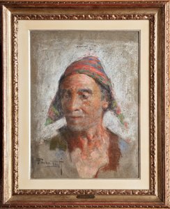 The Actor (pastel på lærred)