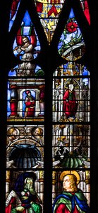 Sainte-Marie-katedralen, Auch, Gers, 2018 (glasmaleri)