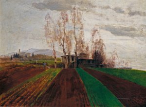 Marker i det tidlige forår (ufærdigt) af Arnold Böcklin