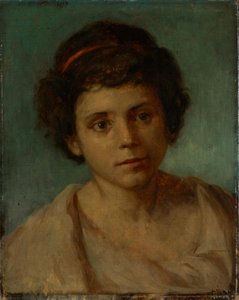 Ung mandshoved – Ifølge hr. Hanfstaengl og dr. Röthel er tilskrivningen ukorrekt, ukendt (München), 1800-tallet. af Arnold Böcklin