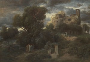 Vejen til Emmaus af Arnold Böcklin
