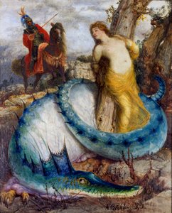 Ruggiero og Angelica af Arnold Böcklin
