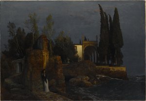 Villa ved havet af Arnold Böcklin