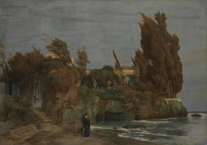 Villa ved havet II af Arnold Böcklin