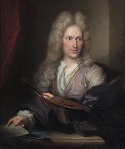Portræt af Jan van Huysum af Arnold Boonen