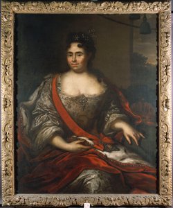 Portræt af dronning Catherine I af Rusland, 1717