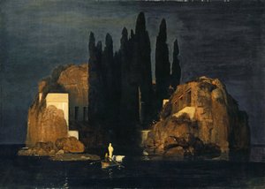 Tysk: Die Toteninsel De dødes ø af Arnold Böcklin