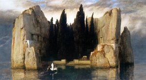 Tysk: Die Toteninsel De dødes ø af Arnold Böcklin
