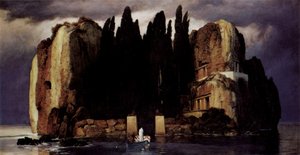 Tysk: Die Toteninsel De dødes ø af Arnold Böcklin
