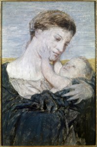 mor og barn af Arnold Böcklin