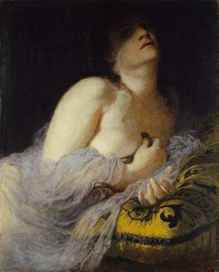 The Death of Cleopatra (første version), 1872 af Arnold Böcklin