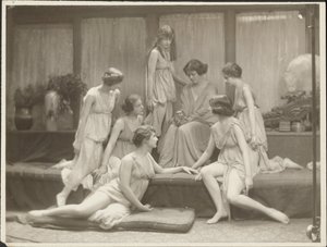 [Isadora Duncan og gruppen]. af Arnold Genthe