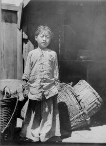 Fiskehandlerens datter, Chinatown, San Francisco af Arnold Genthe